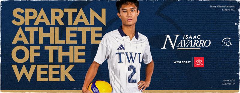 Isaac Go SPARTAN MALE ATHLETE OF THE WEEK I ISAAC NAVARRO - Trinity Western ...
