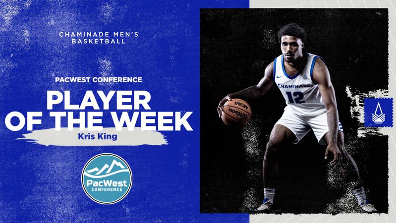 Kris King Tabbed as PacWest Player of the Week - Chaminade University ...
