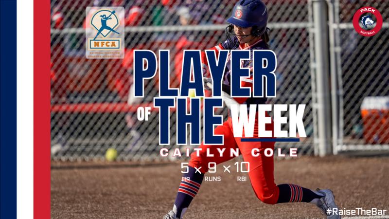 Cole rakes in Louisville Slugger/NFCA Player of the Week honors ...