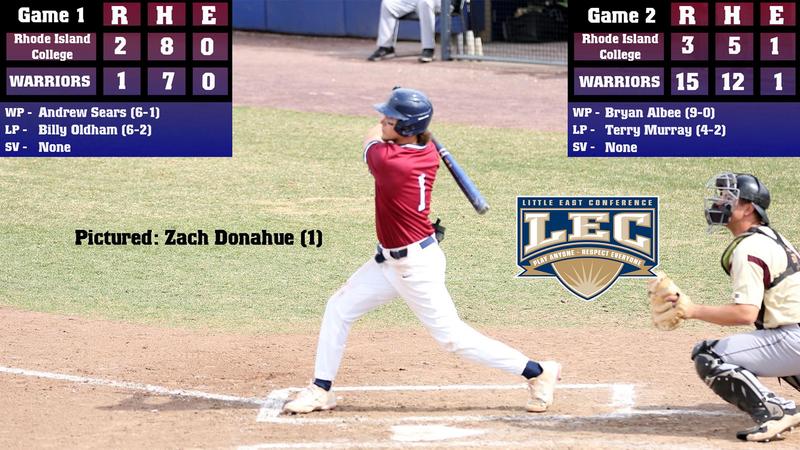 Easton Riddle Baseball: A Tale of Two Games Leads to Warriors' LEC Split Against ...
