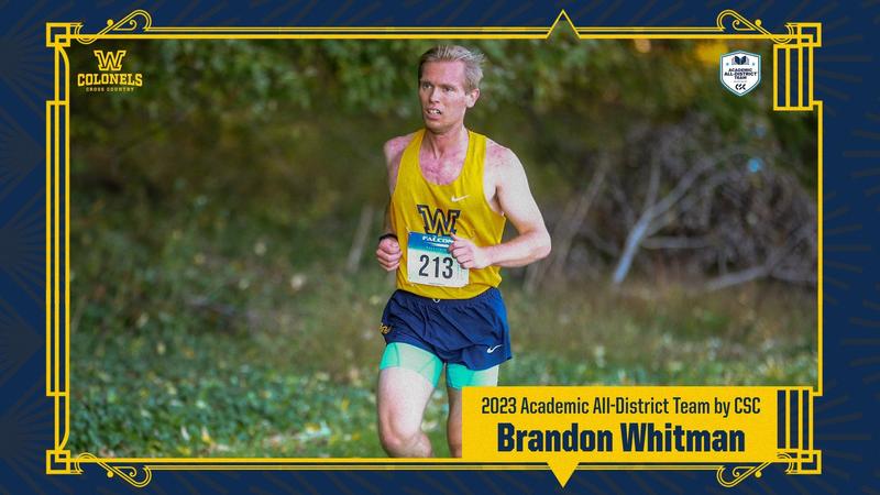 Jonathan Grothe CSC Name Whitman Academic All-District from Wilkes Men’s Cross Country ...
