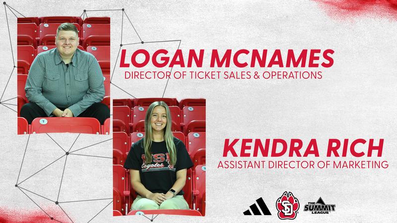 McNames, Rich join USD external team - University of South Dakota Athletics