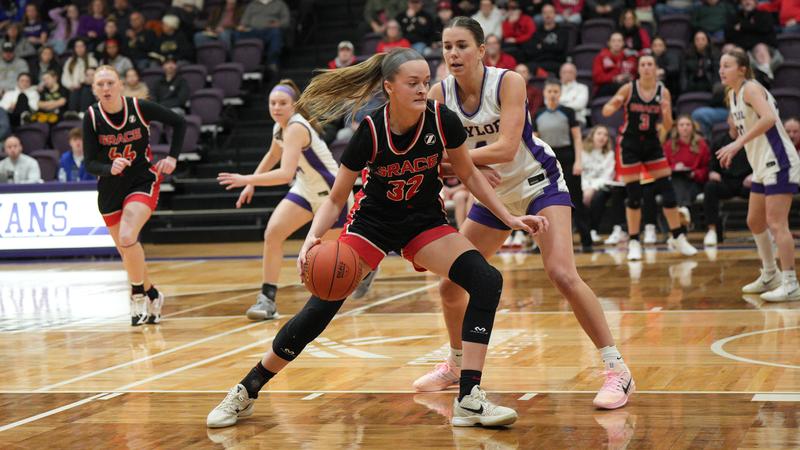 Grace Stapleton Lancers tripped up by Trojans - Grace College Athletics