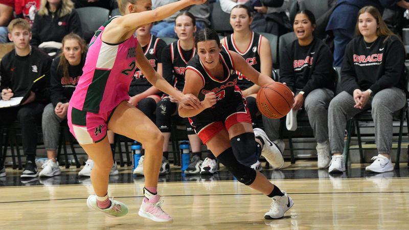 Grace Stapleton Lancers Fade Late Against Huntington - Grace College Athletics