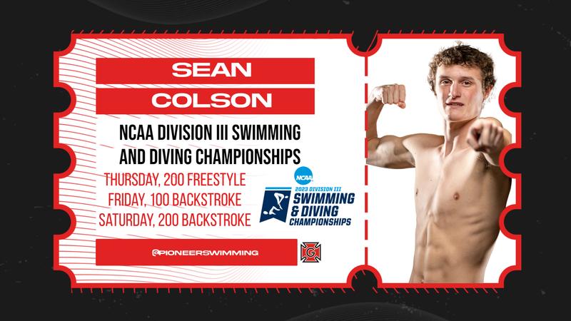 Sean Colson looking to make a splash at NCAA D-III National Swimming ...