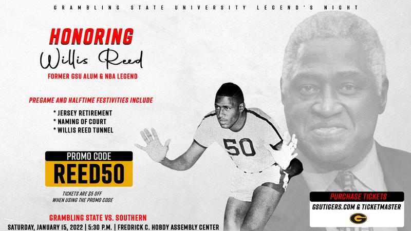 GSU to Honor Willis Reed During Legend's Night - Grambling State ...