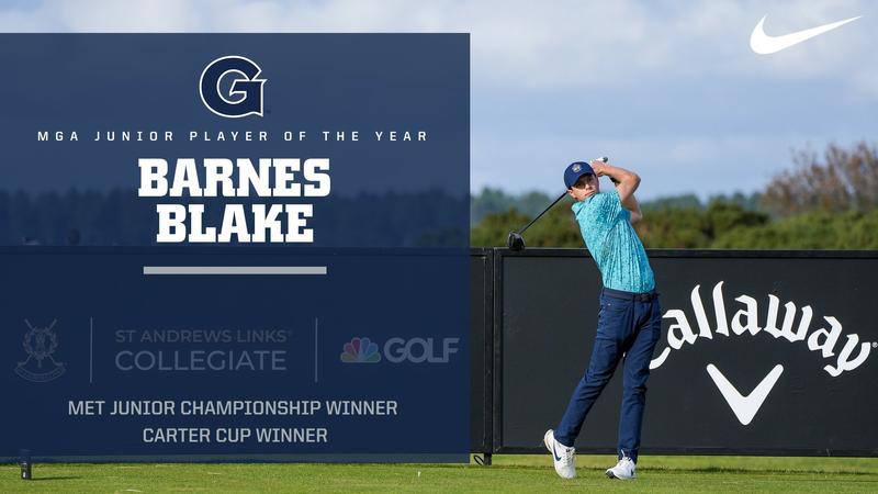 Blake Callaway Barnes Blake Named Metropolitan Golf Association Junior Player of the ...