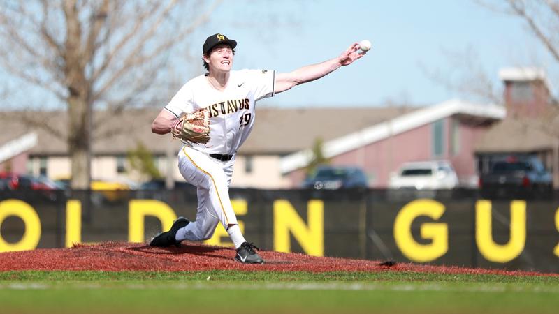 Jack Rheineck Baseball Sweeps Hamline Behind Dominant Pitching - Gustavus Adolphus ...