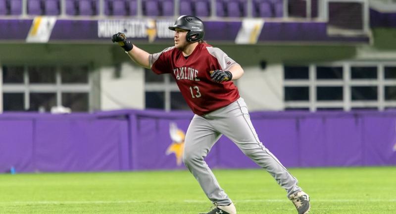 Jack Rheineck Baseball Drops a Pair of Games to Crown at US Bank Stadium - Hamline ...