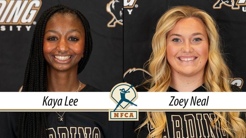 Kaya Lee and Zoey Neal Named NFCA All-Central Region - Harding ...