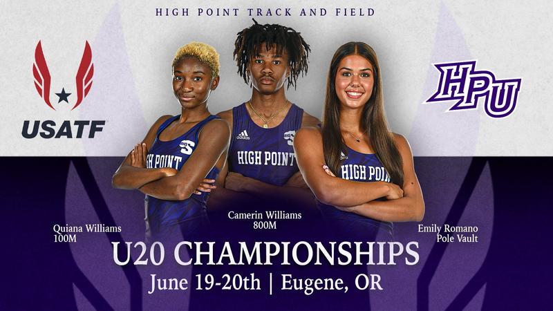 High Point Track Complex Three Athletes Set to Compete at USA Track & Field U20 Championships ...