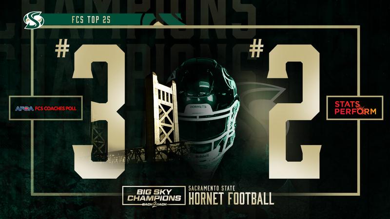 FOOTBALL EARNS HIGHEST FCS RANKING IN SCHOOL HISTORY - Sacramento State