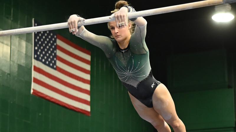 Devyn Valuch GYMNASTICS IMPROVES SCORE IN DUAL AGAINST SAN JOSE STATE - Sacramento State