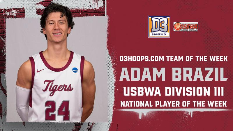 Usbwa Adam Brazil Named USBWA Division III National Player Of The Week ...