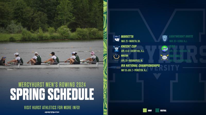 Mercyhurst Rowing Men’s Rowing Releases Spring Schedule - Mercyhurst University Athletics