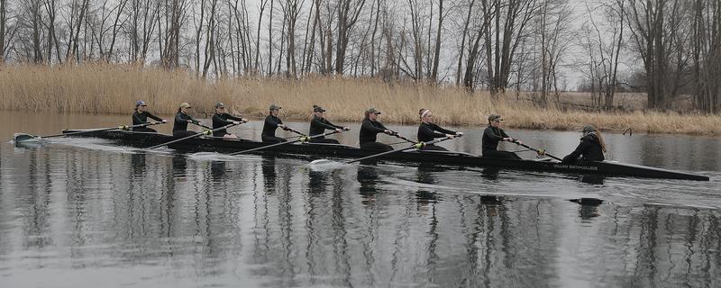 Wildcat Rowing #12 Herons row in Worcester - Hobart and William Smith Colleges Athletics