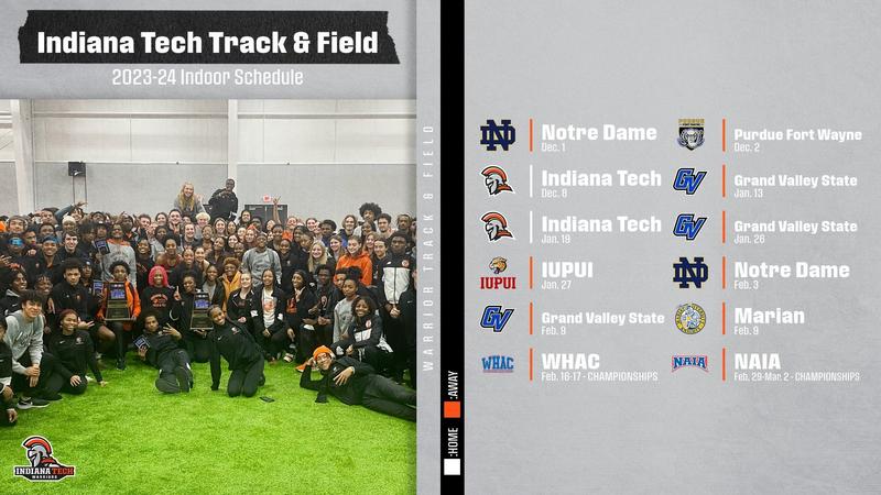Indiana Tech 2023-24 Schedule Release Series: Volume XVI – Indoor Track ...