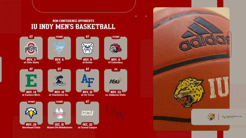 Iu Basketball Roster MEN'S BASKETBALL ANNOUNCES 2025-2026 NON-CONFERENCE SLATE - IU Indy ...