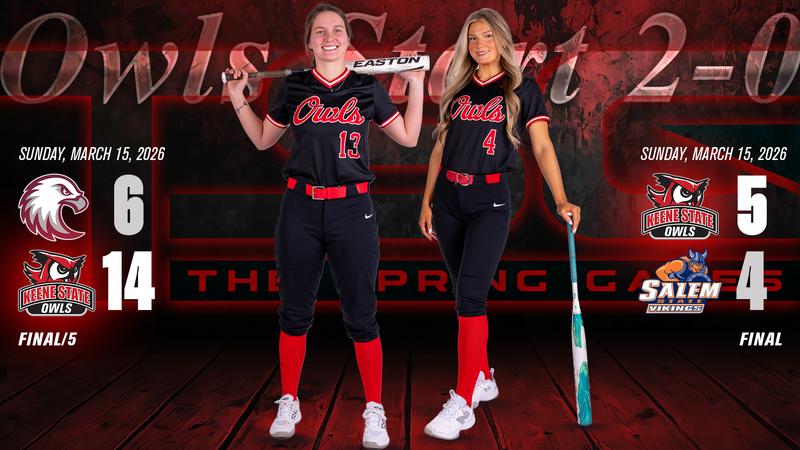 Early Fsb Softball Hits Early and Often, Sweeps on Opening Day - Keene State College