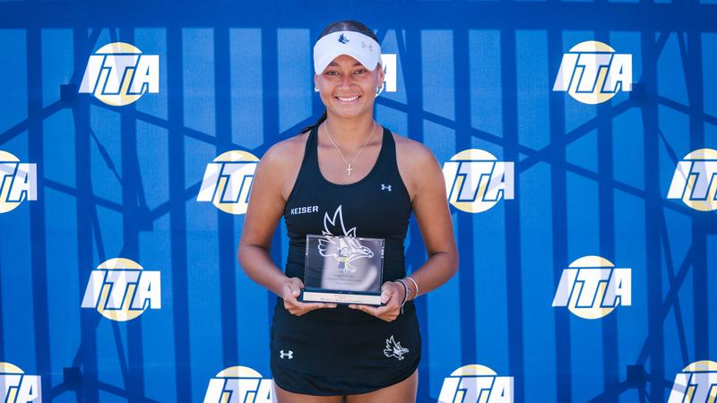Apisah Reclaims ITA Cup Singles National Championship - Keiser ...