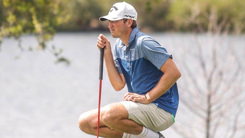 Kenneth Newlin No. 1 Men's Golf in Third Place Following the First Day of the ...