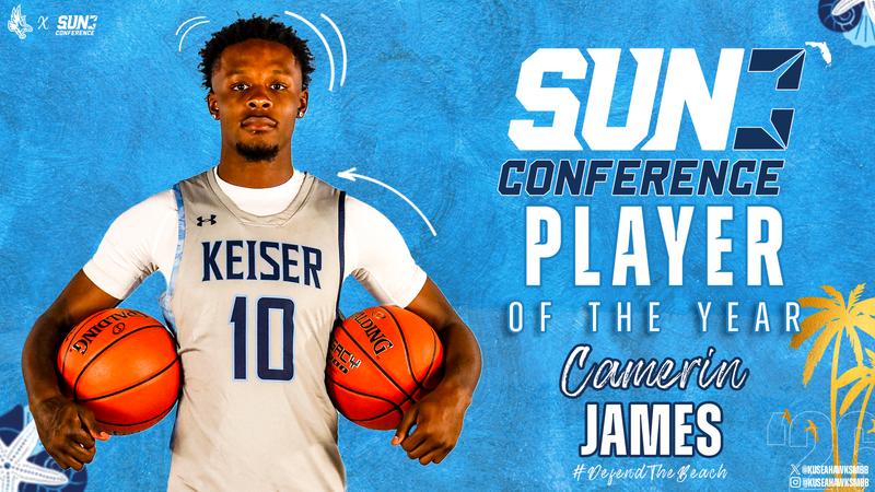 Jim Keiser James Named Sun Conference Player of the Year - Keiser University Athletics