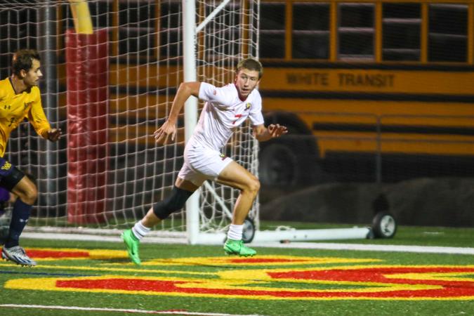 Jake Forst Men’s Soccer Drops 2-1 Heartbreaker to DeSales - King's College Athletics