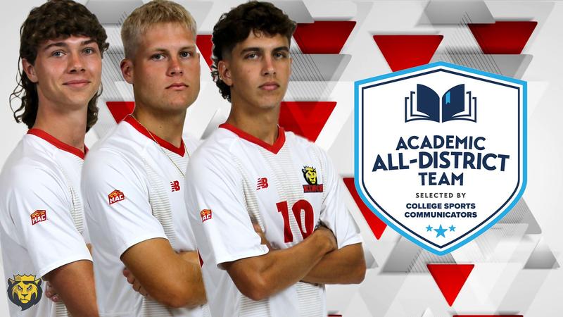 Jake Forst Three Men's Soccer Players Tab CSC Academic All-District® Honors - King ...
