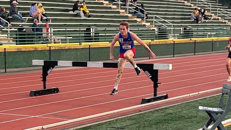 Kenneth Champ King competes at conference championships - King University