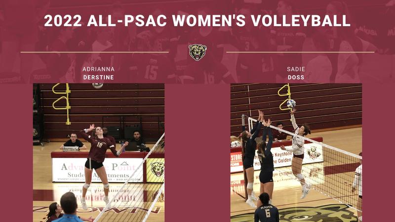 Adrianna Derstine voted PSAC East Freshman of the Year, joins Sadie ...