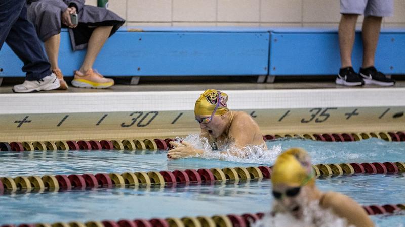 Logan Fultz Swimming concludes second straight day with top-10 times at F&M ...