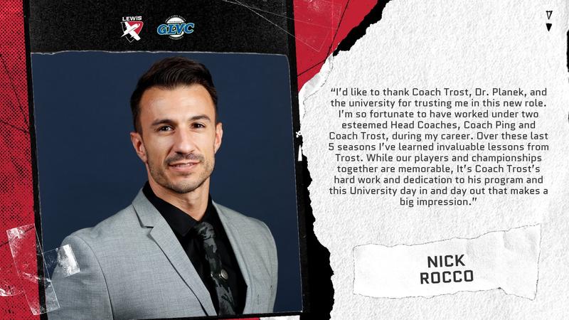 Nicholas Rocco Nick Rocco Named Lewis Men’s Basketball Associate Head Coach - Lewis ...