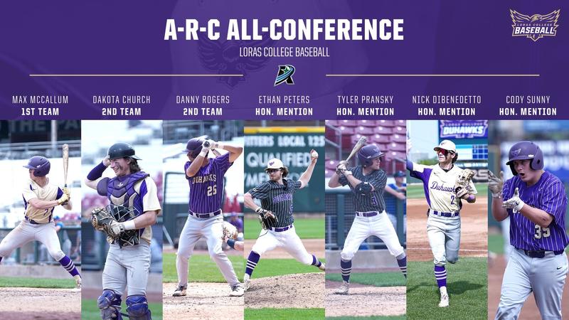 Loris Baseball McCallum Highlights Seven All-Conference Selections for Loras Baseball ...