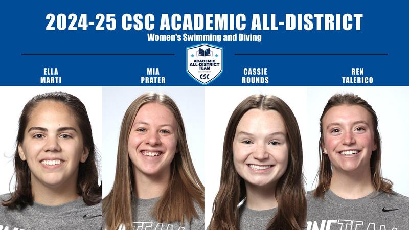 Stella Rieth Four Women's Swimming and Diving Athletes Named CSC Academic All ...