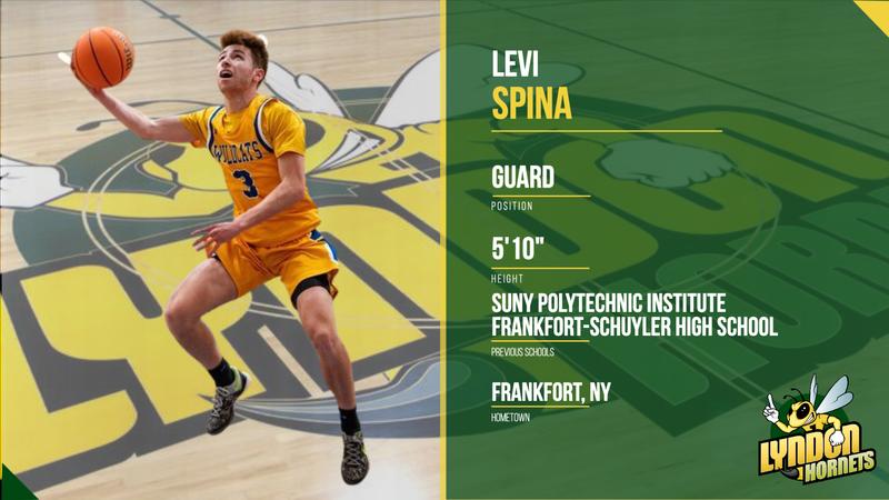 Transfer guard Levi Spina commits to Hornet men's basketball - Vermont ...