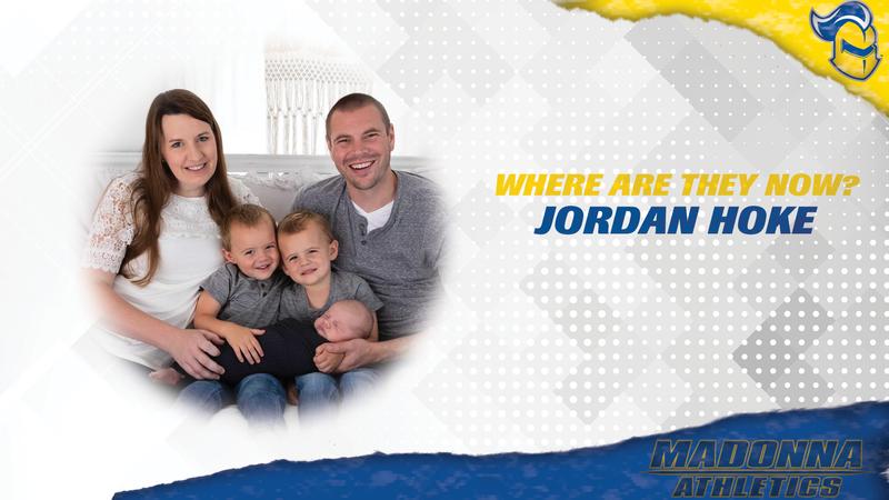 Jordan Hocker WHERE ARE THEY NOW? Officer Jordan Hoke of - Madonna University Athletics