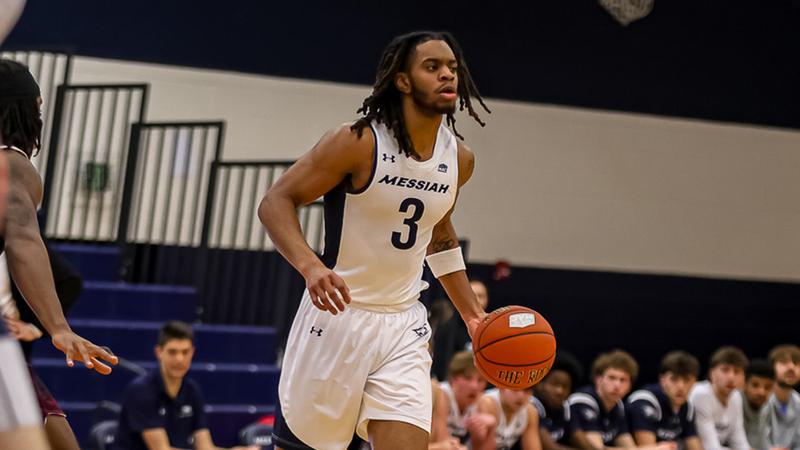 Jason Renn Falcons Fall On The Road To Mustangs - Messiah University Athletics