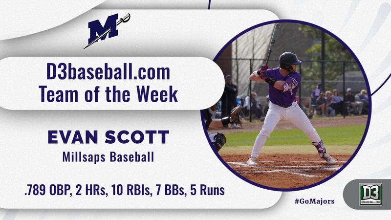Evan Scott Reeves Evan Scott Slugs Out Spot on D3baseball.com Team of the Week - Millsaps ...