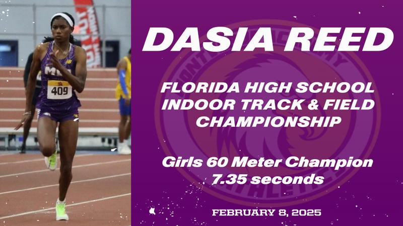 Dasia Reed Shines as Montverde Academy Athletes Excel at Florida Indoor ...