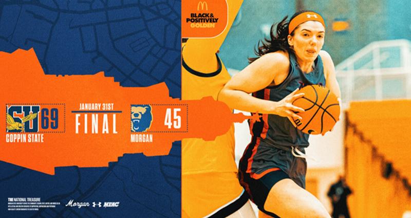 Morgan State Pool Morgan State Drops Round 1 Of East Vs. West Battle, 69-45 - Morgan ...
