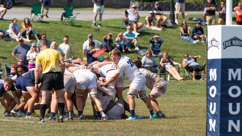 Mid State Rugby Going for Third Win, Men’s Rugby Battles Undefeated Queens - Mount St ...