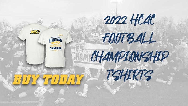 MSJ Football HCAC Championship T-Shirts - Mount St. Joseph University