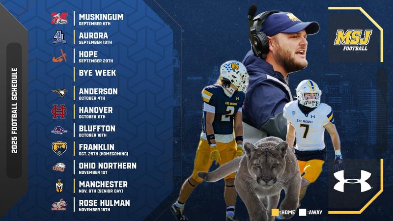 MSJ Football Releases 2025 Schedule - Mount St. Joseph University