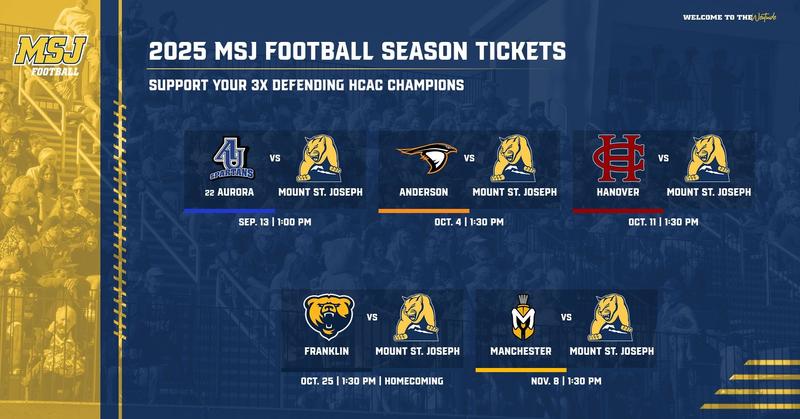 MSJ Football Season Tickets Now on Sale - Mount St. Joseph University