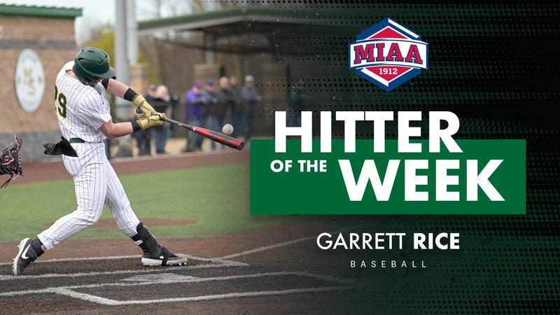 Garrett Rice Dc MIAA Tabs Garrett Rice with Hitter of the Week Honors - Missouri ...