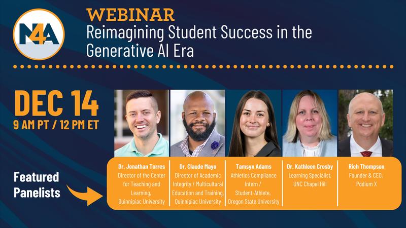 N4a N4A Announces Next Webinar - National Association of Collegiate ...