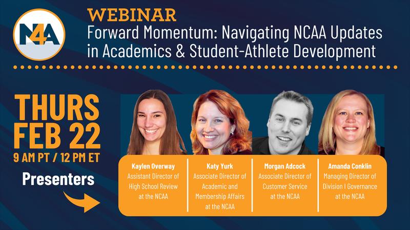 N4a N4A Announces Next Webinar - National Association of Collegiate ...