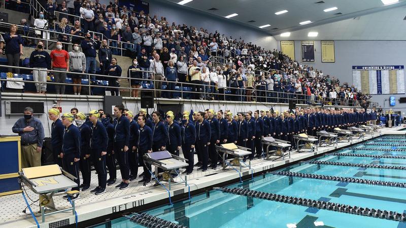 Pool Comp Navy Stars On the Line Thursday in Army-Navy Swimming and Diving Meet ...