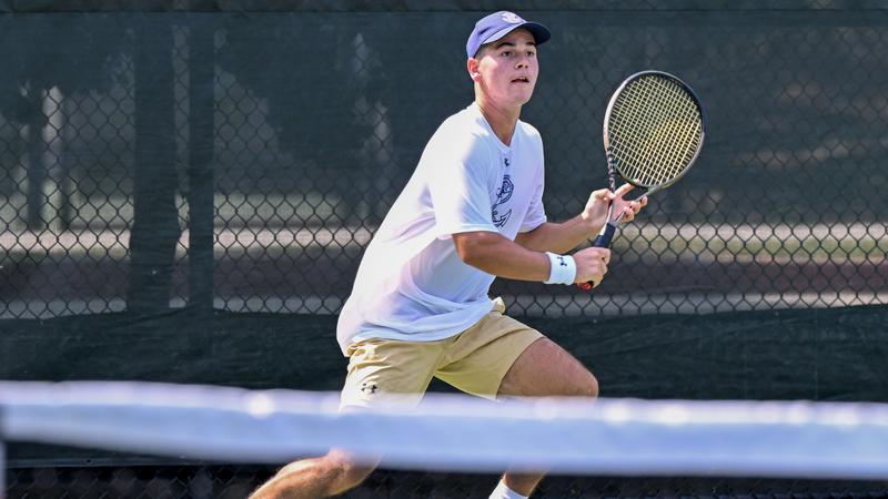 Matthew Armbruster Weekend Begins With Pair of Wins for Men’s Tennis - Naval Academy Athletics