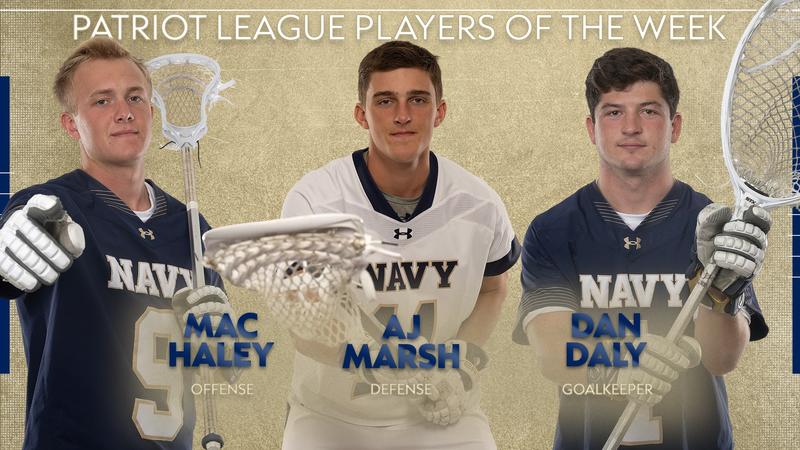 Jacob Darrow Navy Men’s Lacrosse Trio Garners Patriot League Weekly Awards - Naval ...